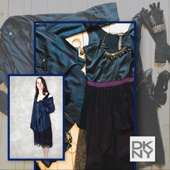 Runway STEAL!  💯% silk dress & jacket - Picture 2 of 7
